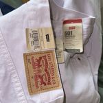 Levi's NWT Women's 501 High Rise Straight Cropped Jeans LILAC 32X26 Photo 7