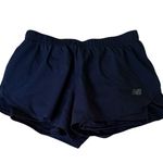 New Balance Women's Dark Blue Athletic Shorts Photo 0