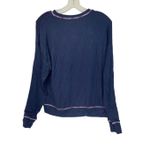 Peloton  Sleepover‎ Sweatshirt with Pink Logo Blue M Photo 1