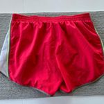 Nike Coral Red Lime Yellow Dri Fit Running Shorts Size Large Photo 1