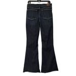 Judy Blue Dark Wash Raw Hem Flare Jeans, Sz 11/30 Photo 3