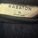 Babaton Aritzia Shapelace Mock Neck Top Size XL Blue Long Sleeve Photo 2