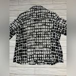 Erin London  Checkered Zip Up Fitted Jacket Light Coat Women’s Size Medium Photo 5