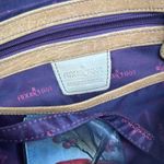 Anuschka  Medium Crossbody Cardinal Bird Double Zip Pocket Painted Signed Artwork Photo 7