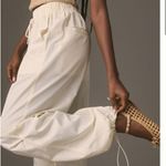 Anthropologie  Moon River Drawstring Pants Cream Size L NEW Photo 2