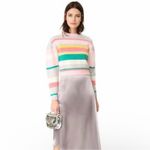 Rebecca Taylor  Luxe Angora Blend Striped Sweater Size XS Photo 7