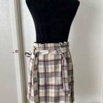 Have Women's Synthetic Wool Plaid Tartan Skirt Belted Size Medium Photo 0
