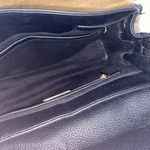 Sam Edelman Terri flap black leather snakeskin detail hand bag/purse Photo 5