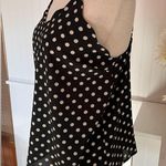 Monteau Polka Dot Tank Top Black Photo 3