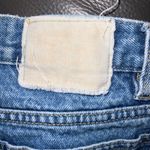 Bugle Boy Vintage  Jeans Shorts Womens Sz 31w/ 30in Faded Hi Rise Cutoff Denim Photo 4