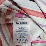 Lands' End Striped Sleeveless Women's Tankini Top (12) Pink Photo 5