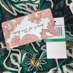 Band of Gypsies Band of the Free Womens Bonnie Emerald Floral Long Sleeve Bodysuit Photo 6