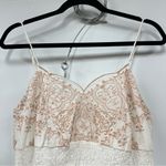 Mossimo Supply Co . size L Dress embroidered adjustable straps Beachy FLAWED Photo 6