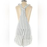 Ocean Drive  Tie-Waist blue/white Striped Overall romper Shorts Photo 1