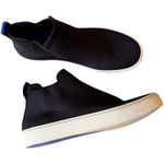 Rothy's Rothy’s - The Chelsea Slip-On Sneaker Boots Black Knit Washable Sustainable Sz 8 Photo 0