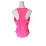 Lilly Pulitzer  - NWT Asana Bra Tank Top Pink Eyelet Racerback Shelf Bra Sz L Photo 4