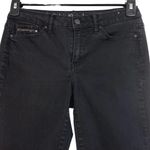 Calvin Klein SZ 28 Ankle Crop Skinny Jeans Mid-Rise Stretch Zip-Fly Black Wash Photo 1