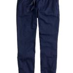 J.Crew Women’s Point Sur Seaside Pant Size 4 in Navy Blue Cotton Twill Photo 0