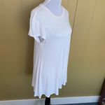 EXPRESS one eleven women L short sleeve Crewneck shift dress/swim cover white Photo 2