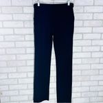 Betabrand Black Straight Leg Zipper Pocket Adjustable Waist Pants Size M Photo 3