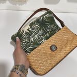 Liz Claiborne wicker shoulder purse EUC Photo 6