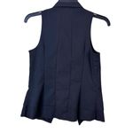 Grass Collection  Tailored Black Vest Shawl Lapel Photo 5