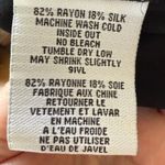 Unbranded Velvet Silk Blend Pants SZ L Holiday Party Taper Leg Pull On Classy Black Size L Photo 2