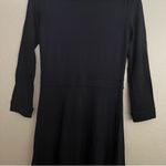 COS  Navy Scoop Neck Midi Dress Size: S Photo 3