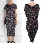 Saloni viscose jersey ruched back dress Size 10 Photo 1