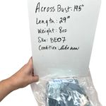 POL Jen Crushed Velvet Short Sleeve Tee In Blue Sage Size Large Photo 10