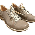 Aetrex  Women's Dana Lace-Up Oxford sneakers in warm grey leather Size 9-9.5 Photo 0