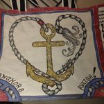 Brighton Seas The Day Stowaway Large Nautical Canvas Tote Bag Anchor Mermaid Photo 10