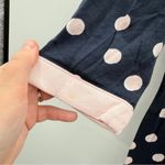 Kate Spade Navy Blue & Pink Polka Dot 3/4 Sleeve Pajama Dress Sz M Nightgown Photo 8