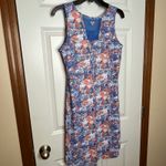 Columbia Women Size Medium Blue Orange PFG Freezer III Dress Photo 2