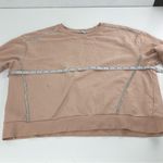 ZARA  Women Sweatshirt beigh Peach with rhinestones Size M Photo 7