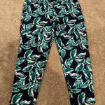Tommy Bahama  Everyday Active Pull On Green Leaf Ankle Pants Size XL Photo 0