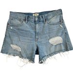 Madewell  31 relaxed-mid length denim short fray raw hem SH2 2535 Photo 1