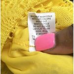 Tacera  Women's Embroidery Lace Lined Yellow‎ Dress Sz 2X Summer Vacation Vibrant Photo 4