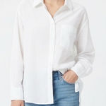 Gap  The Big Shirt White Cotton Button Down Long Sleeve Oversized XL Photo 0