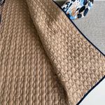 Alfred Dunner Navy Blue White Graphic Floral Quilted Jacket Lightweight Coat 14 Photo 8