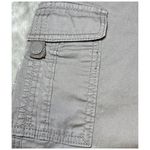 Lee  Easy Fit Cargo Capri Pants Womens Medium Grey Stretch Casual Outdoor Pockets Photo 7