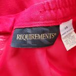 Requirements  Vintage Red Pencil Straight Skirt L Photo 4