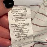 Copper Key White Striped Cotton Off Shoulder Blouse Photo 7