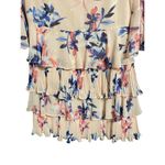 Eliza J WO SIZE 12 SOFT FLOWY RUFFLED PLEATED DRESS PASTEL FLORAL PRINT EUC Photo 4