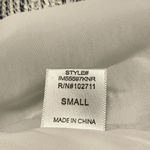 Gibson NWT Tweed Blazer Suit Jacket Size Small White Navy Metallic Gold Textured Photo 7