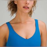 Lululemon  Align Onesie 8” Poolside Blue Nulu Buttery Soft Built-In Bra Size 6 Photo 4