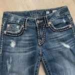 Miss Me  Irene Capri Jeans Distressed Destroyed Flap Pocket sz 27 Photo 2