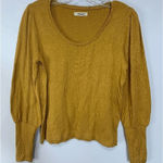 Madewell Womens Sweater Cropped Style Mustard XS Photo 0