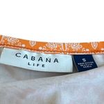 Cabana Life Cabana Shift Dress Fisher Island Print Comfy Stretch Size Small NWOT Orange Photo 13
