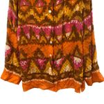 Laura Ashley Vtg Women Silk Cotton Blend Abstract Print Long Sleeve Blouse Top Photo 1